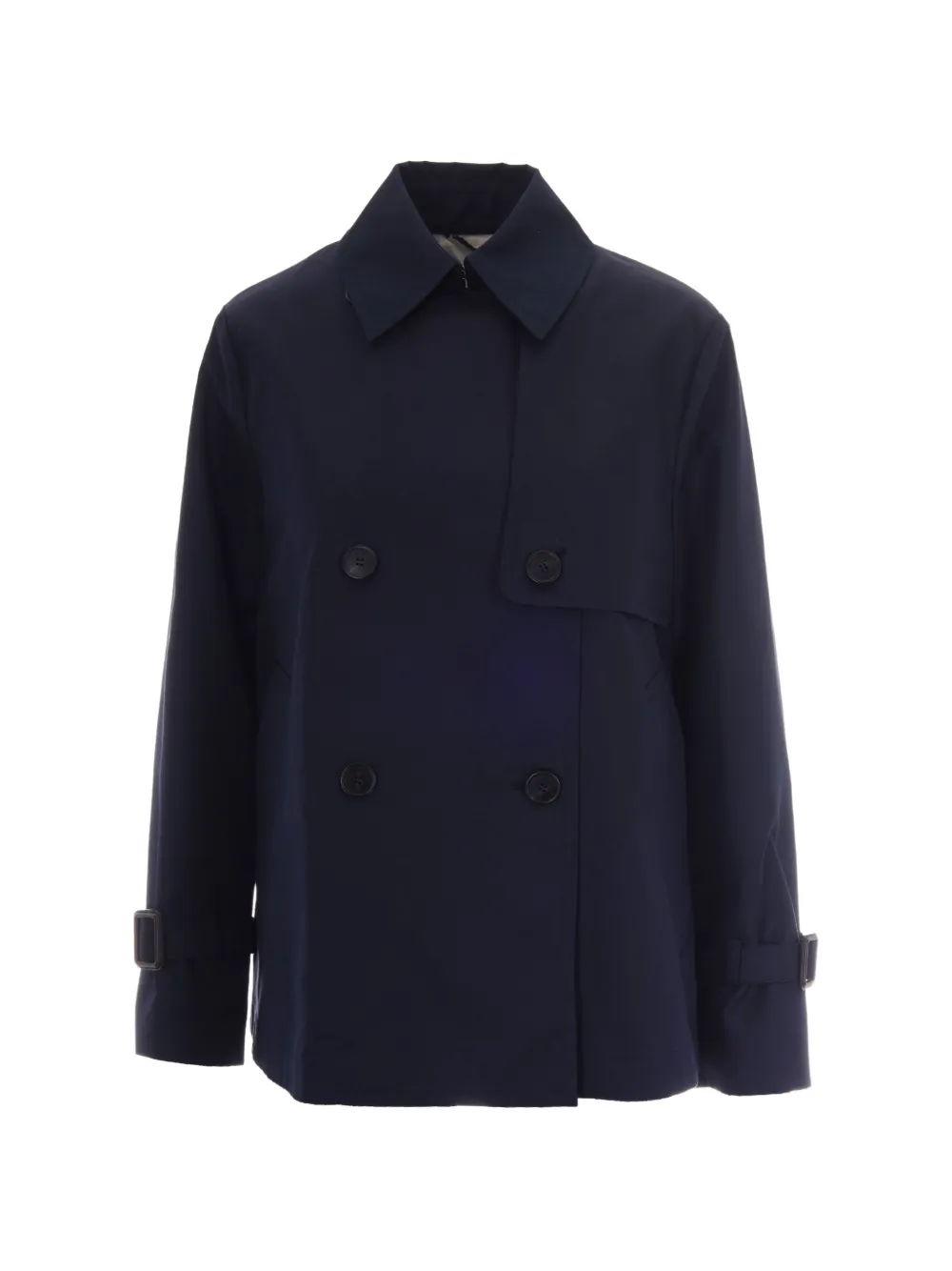 Weekend Max Mara double-breasted storm-flap trench coat - Blu