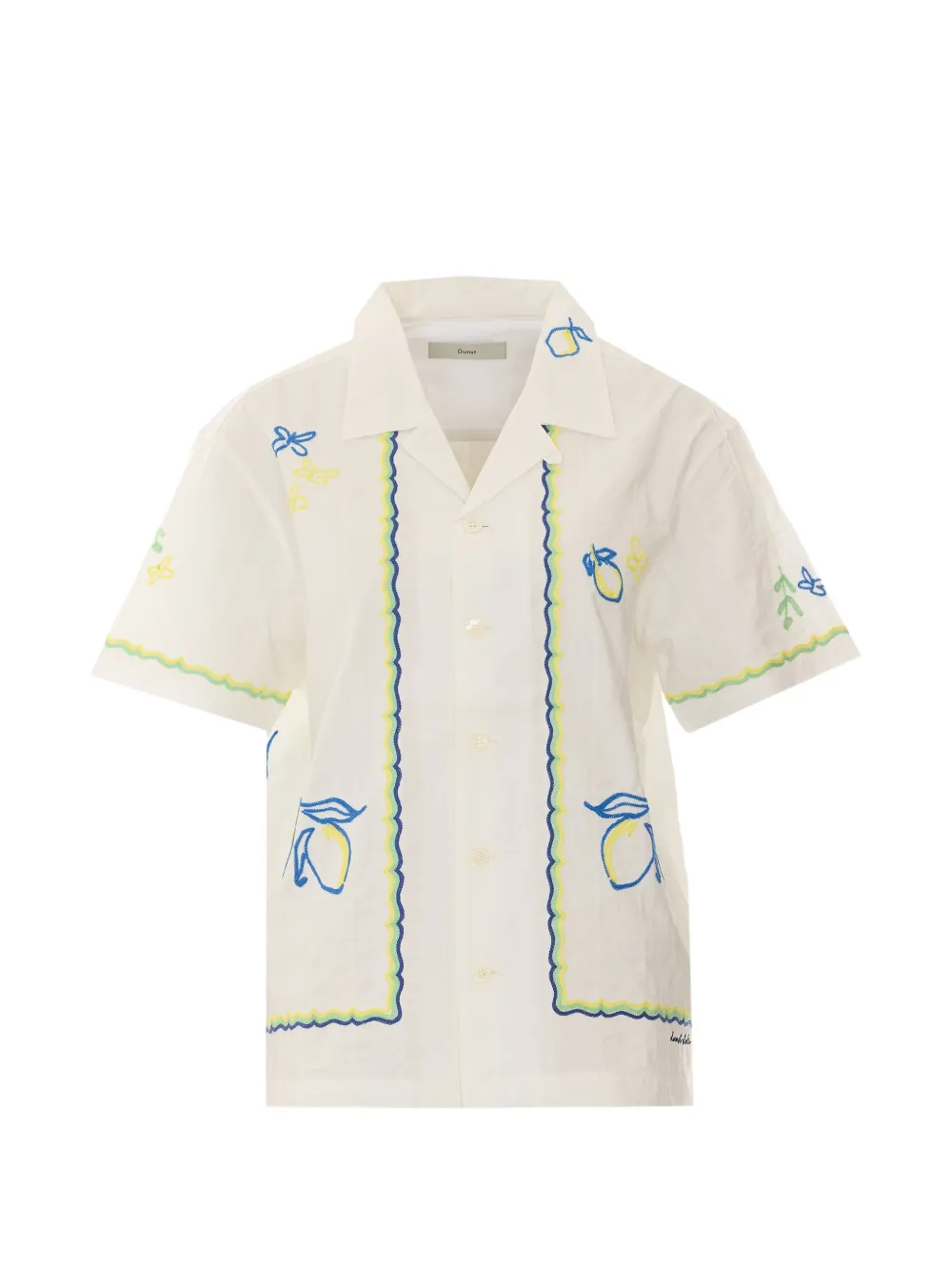 Dunst Hand Drawing Open Collared Shirt In Multi