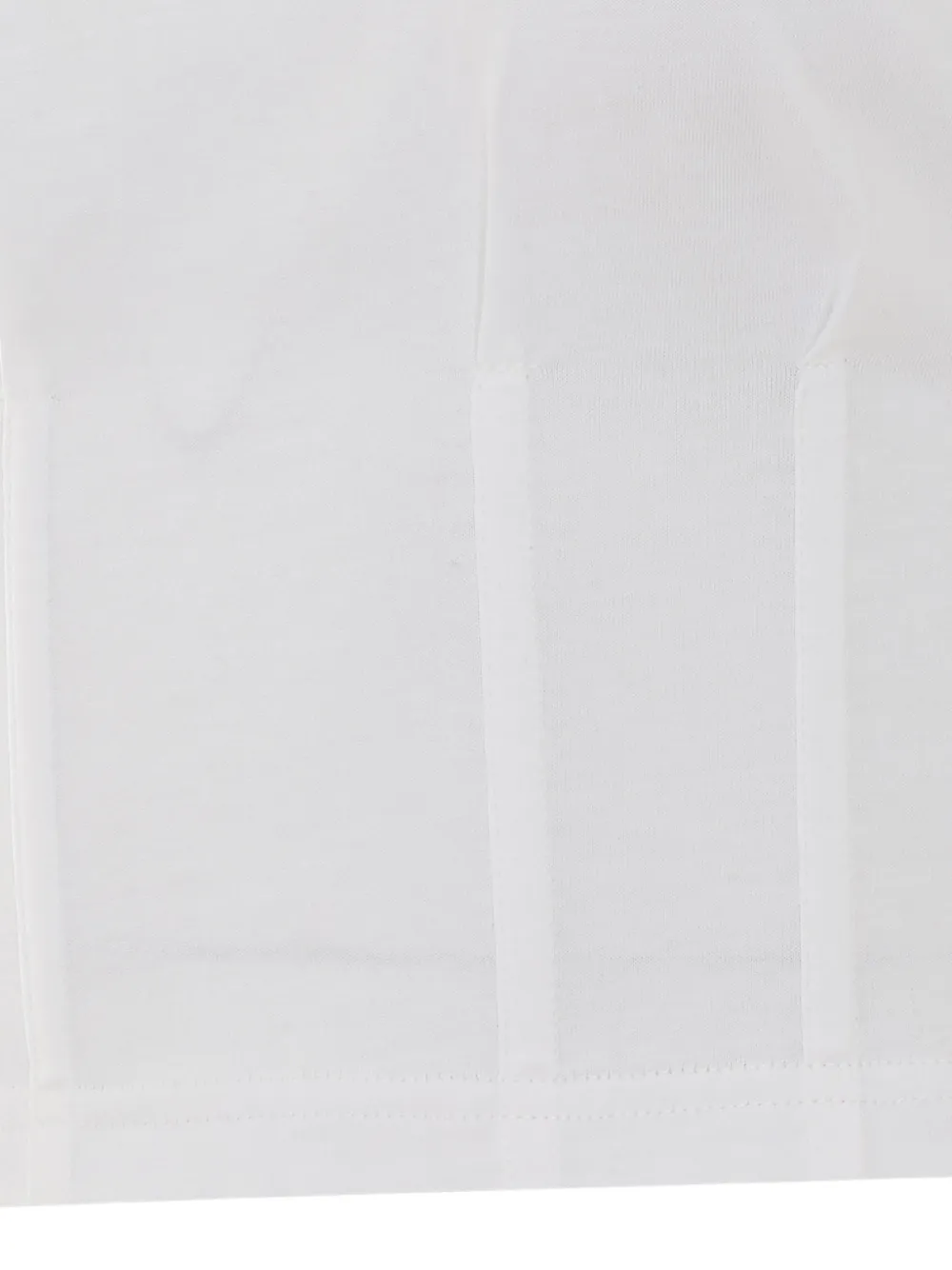 TWINSET T-shirt met ronde hals en bustier-detail Wit