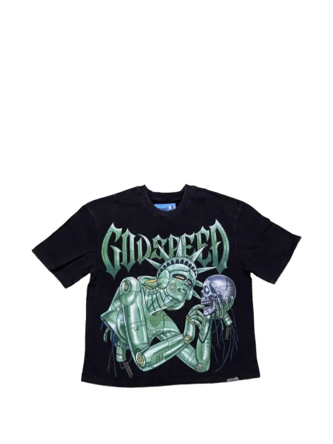 GODSPEED Freedoms Protocols graphic-print T-shirt