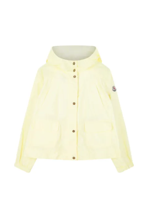 Moncler Enfant logo-patch hooded jacket