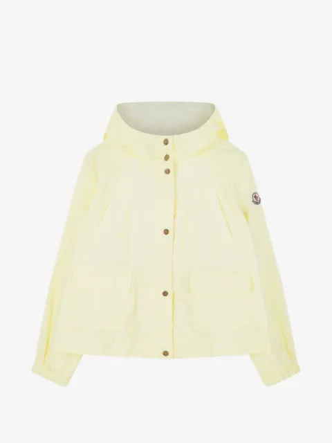 Moncler Enfant logo-patch hooded jacket