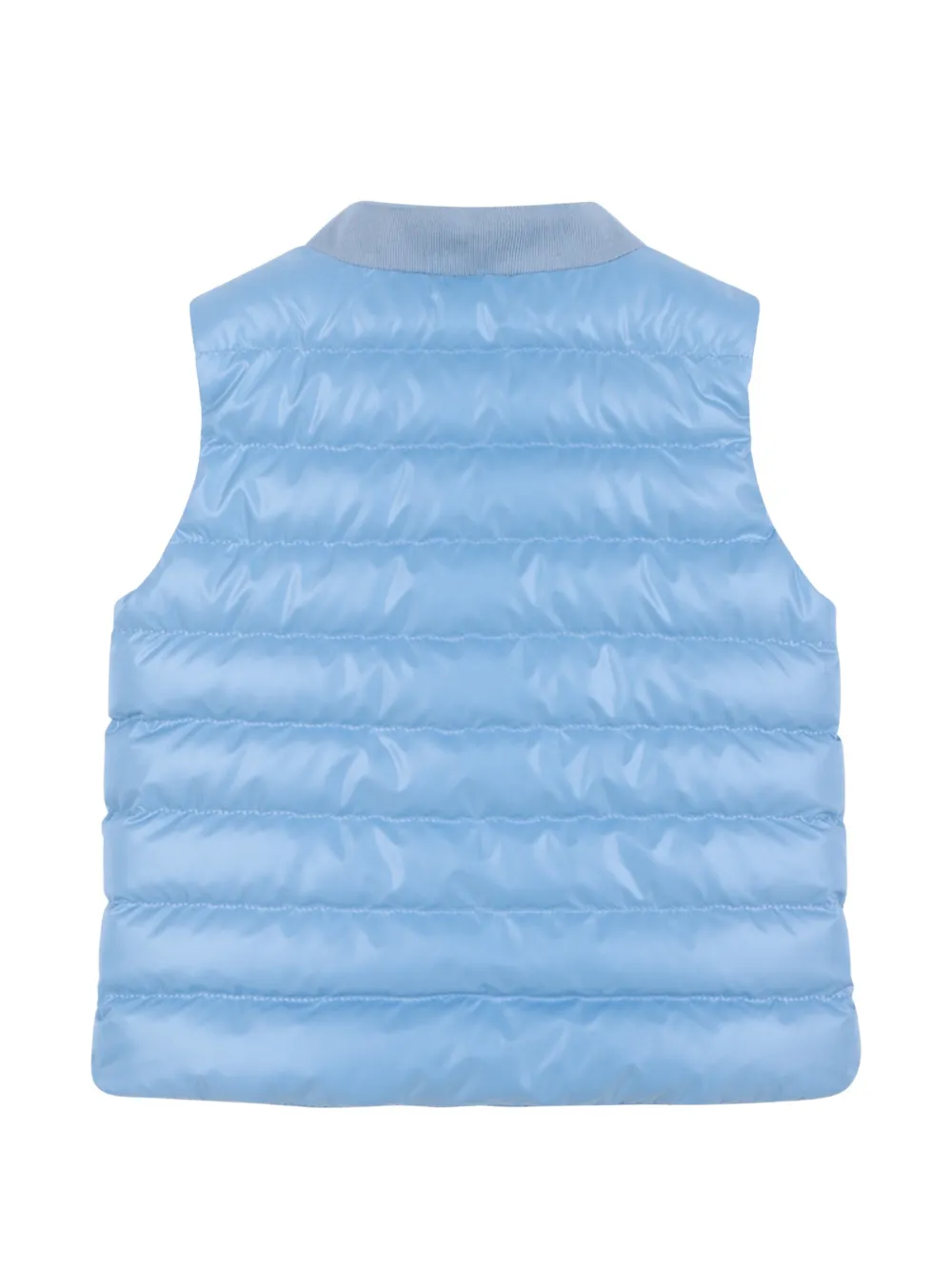  Moncler Enfant Chaleco Acolchado Con Parche Del Logo - Azul 