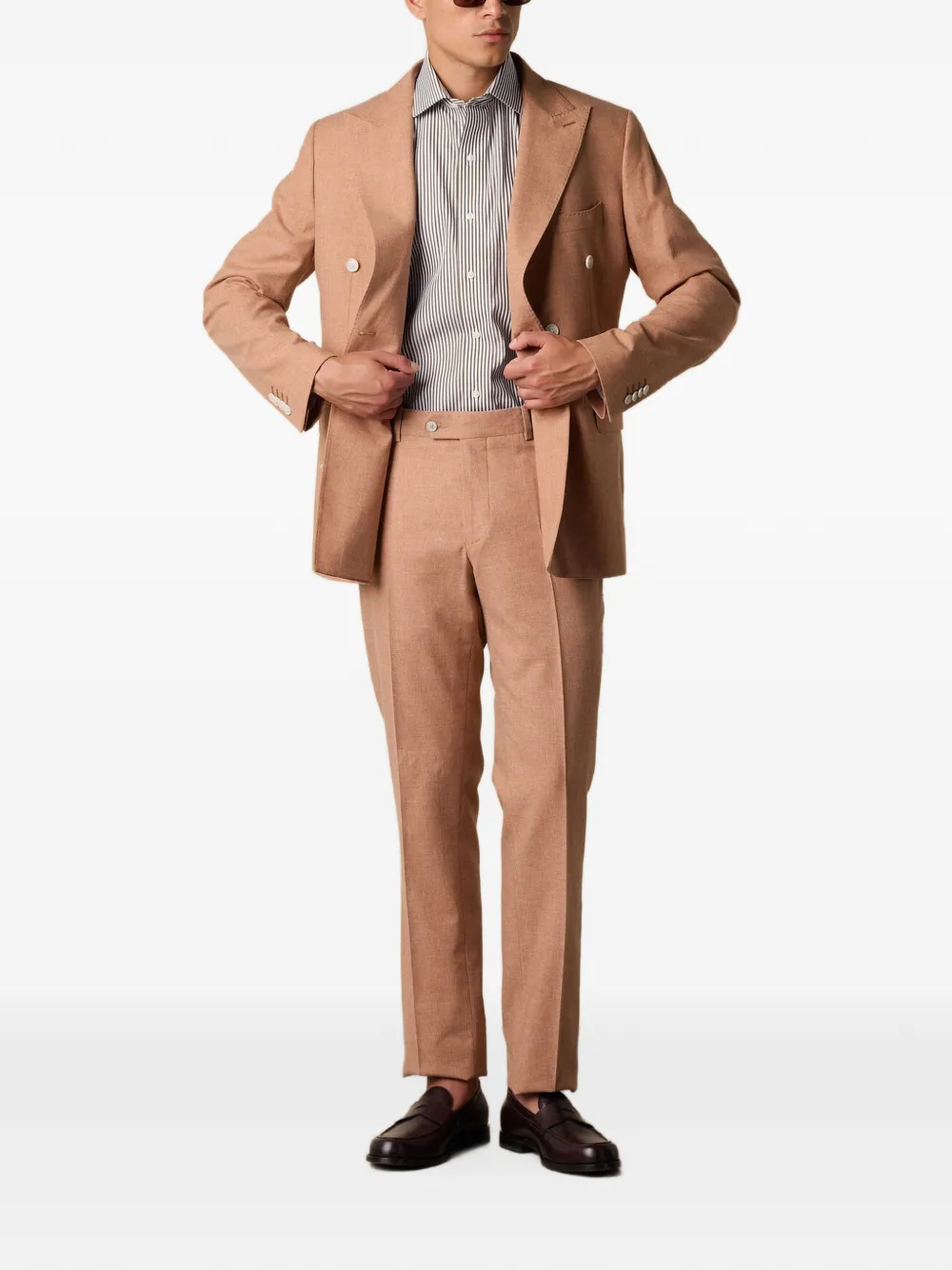 Brooks Brothers Blazer met dubbele rij knopen Oranje