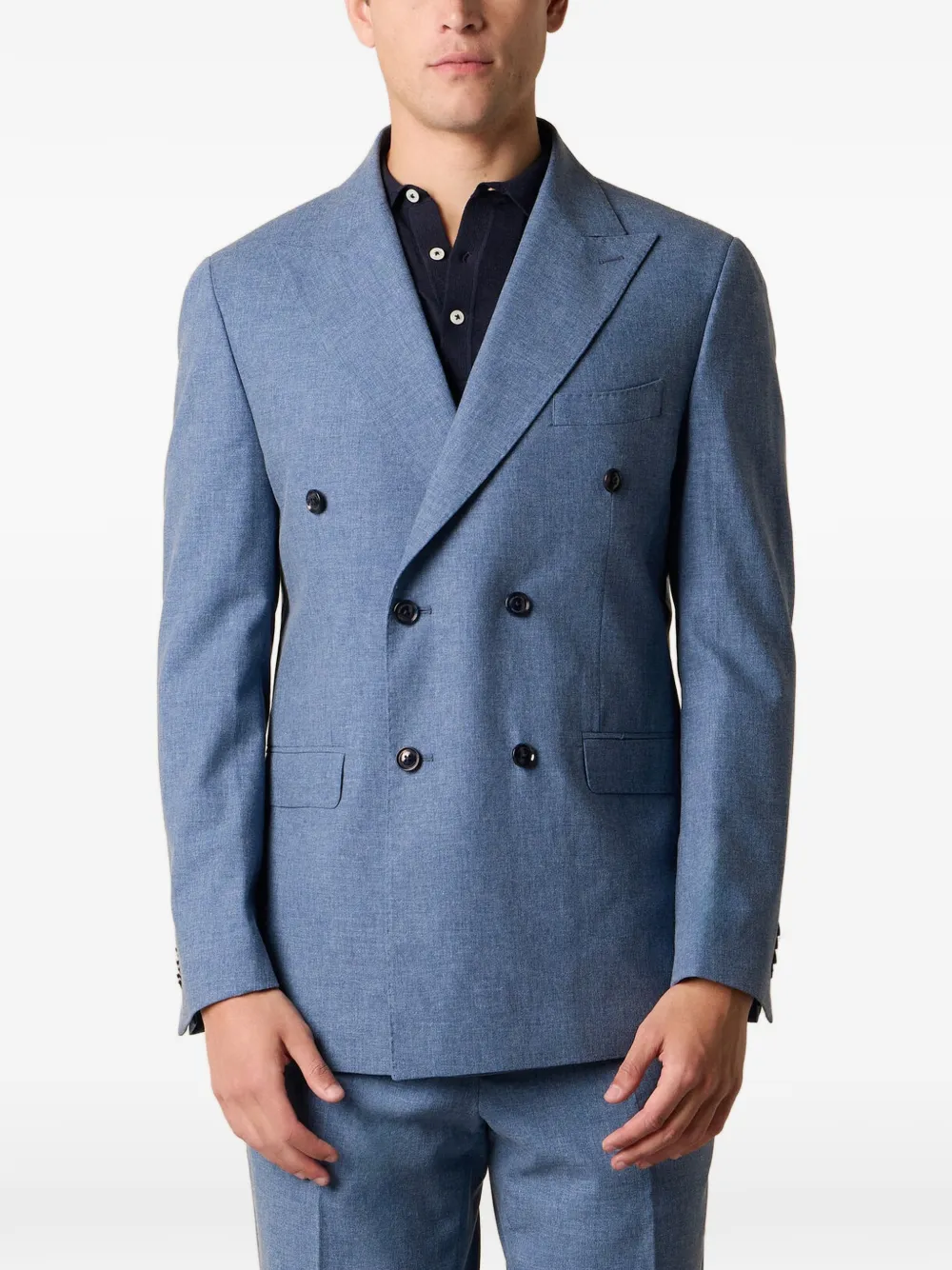 Brooks Brothers double-breasted blazer - Blu