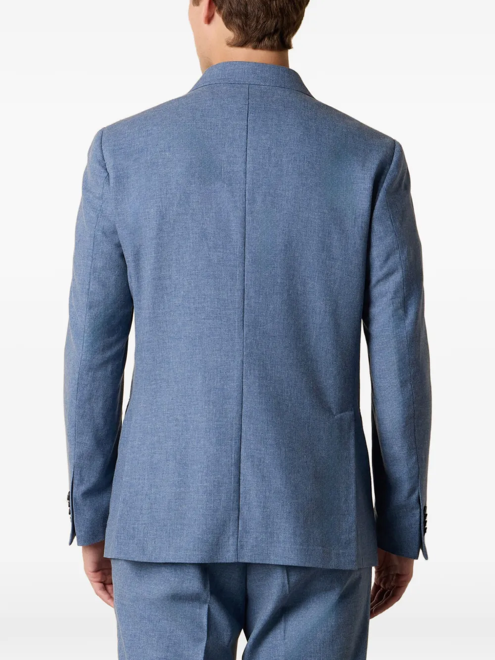 Brooks Brothers Blazer met dubbele rij knopen Blauw