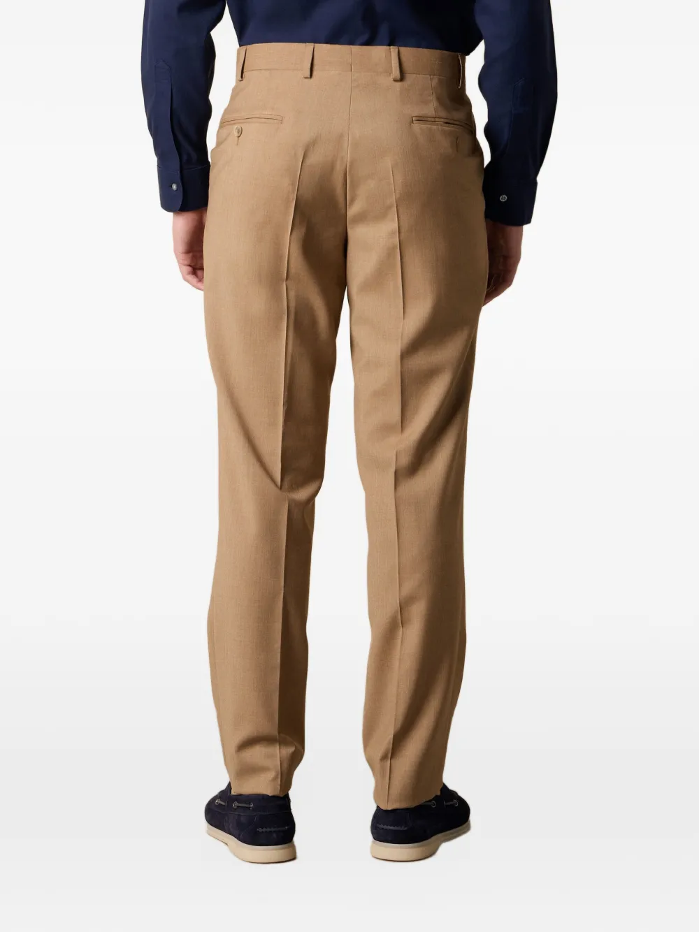Brooks Brothers Pantalon van scheerwol Beige