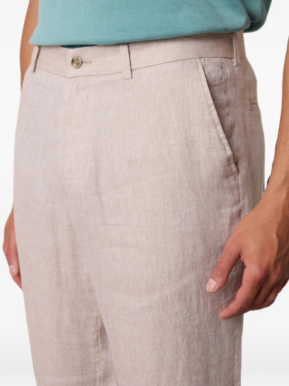 Brooks Brothers Linnen pantalon Beige
