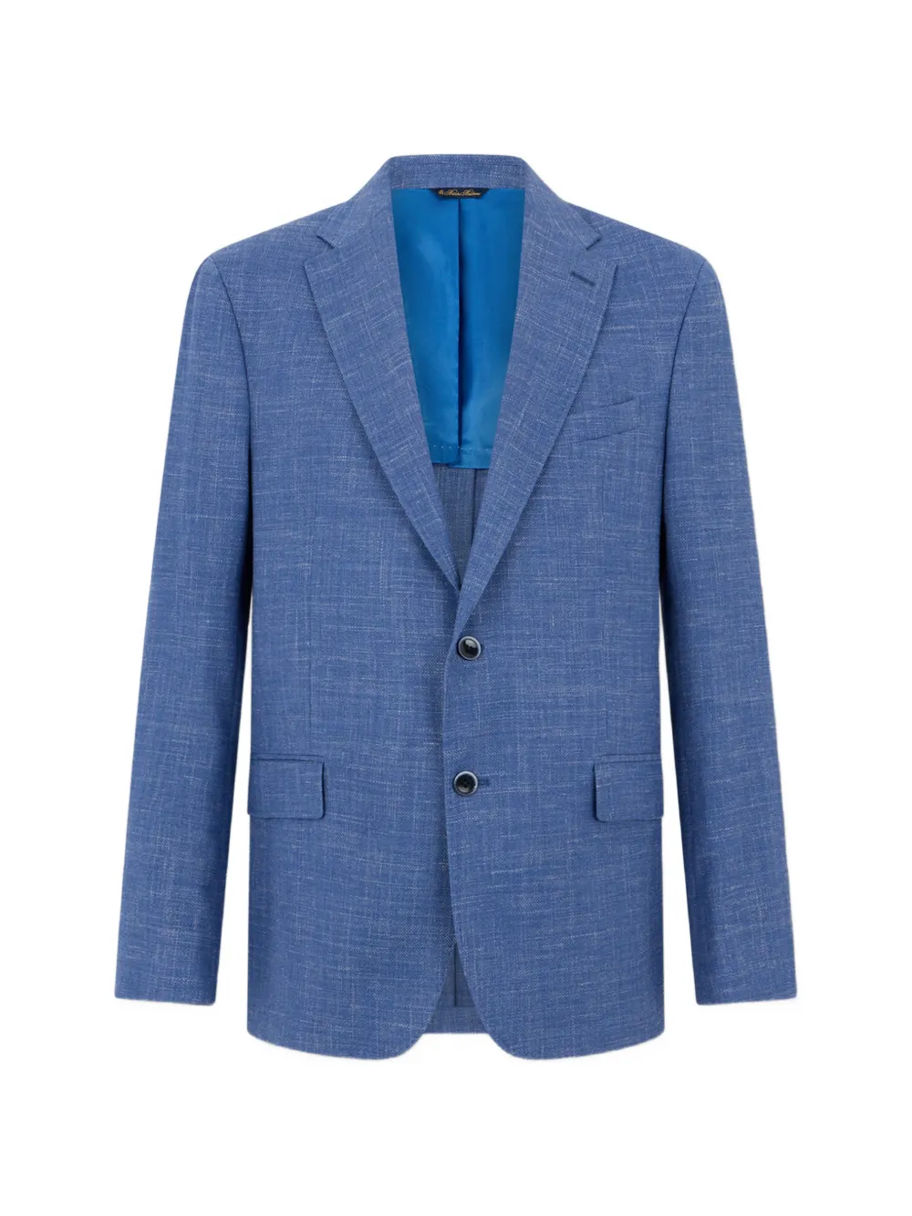 Brooks Brothers basket-weave single-breasted blazer - Blu