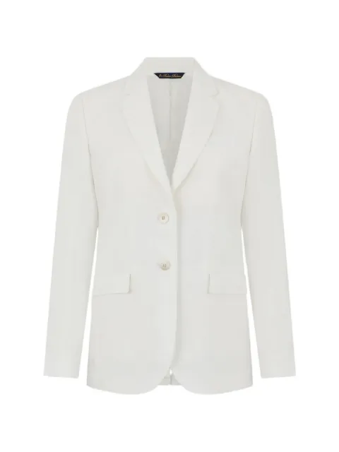 Brooks Brothers single-breasted linen blazer