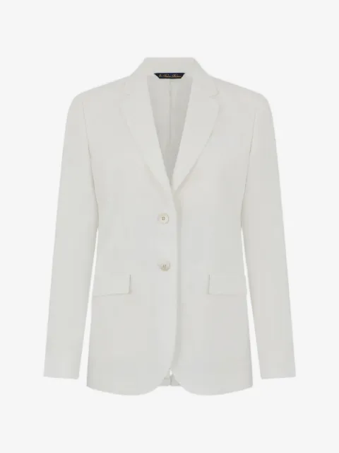 Brooks Brothers single-breasted linen blazer