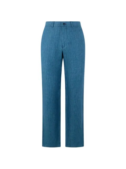 Brooks Brothers herringbone-weave linen trousers