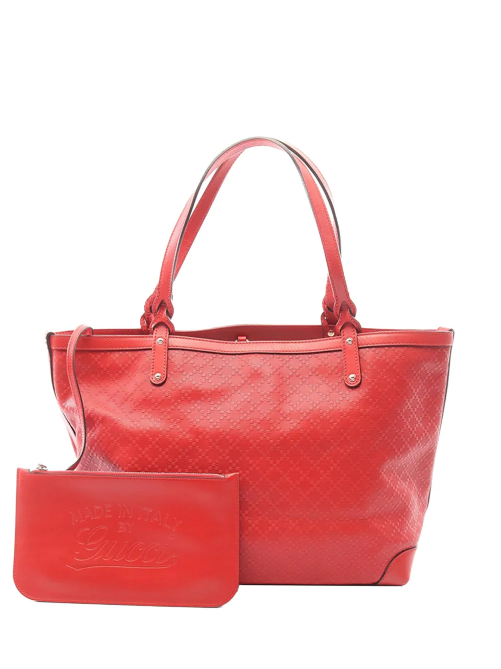 Gucci Pre-Owned 2016-2026 Small Diamante Craft tote bag - Rot