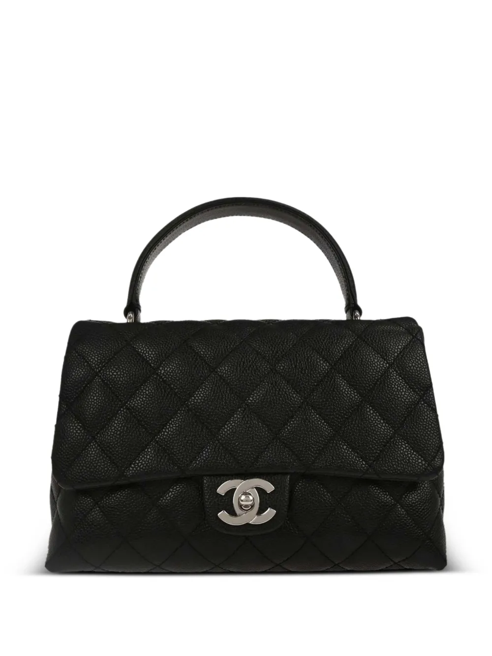 CHANEL Pre-Owned 2006 Caviar leather top handle handbag - Nero