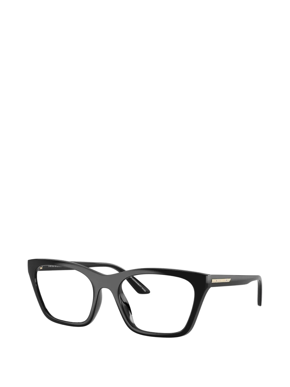 Emporio Armani Bril met cat-eye montuur Zwart