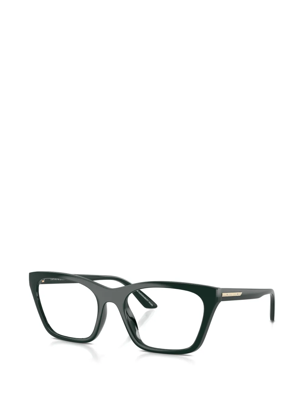 Emporio Armani Bril met cat-eye montuur Groen