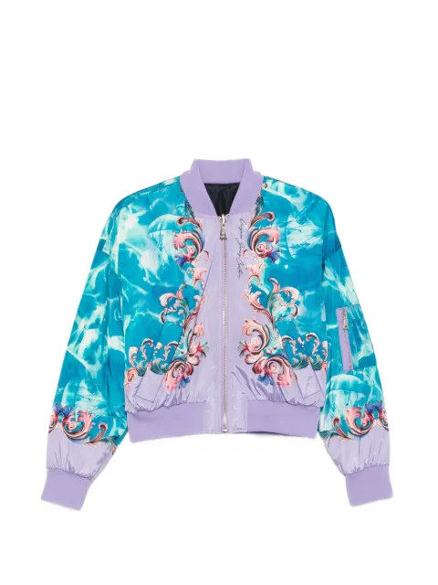 Versace Jeans Couture reversible floral-print bomber jacket