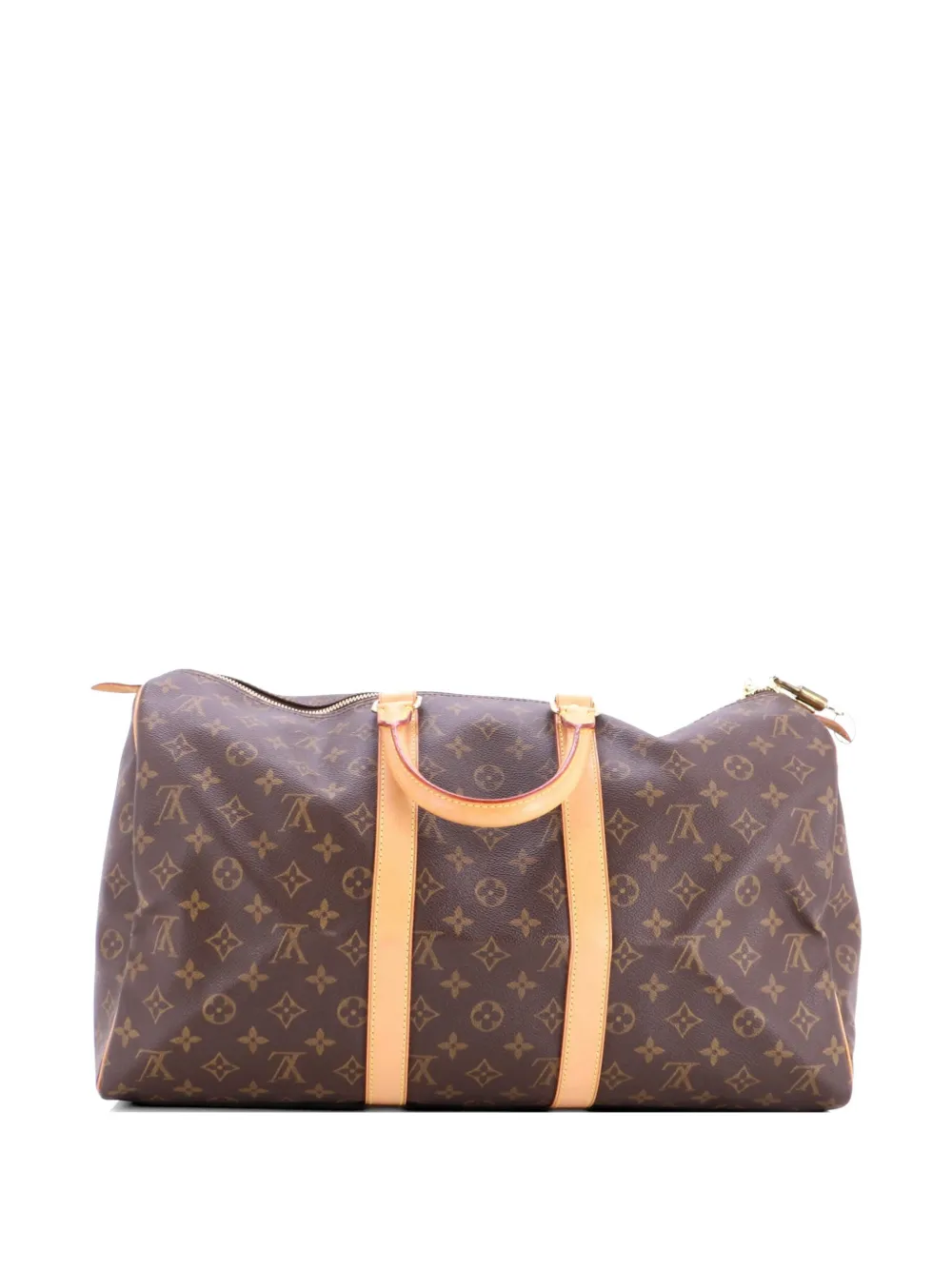 Louis Vuitton Pre-Owned Keepall Bag Monogram Canvas 45 satchel - Marrone