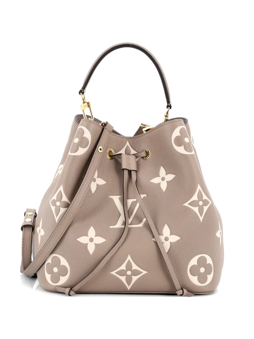 Louis Vuitton Pre-Owned NeoNoe Handbag Bicolor Monogram Empreinte Giant MM bucket bag - Toni neutri