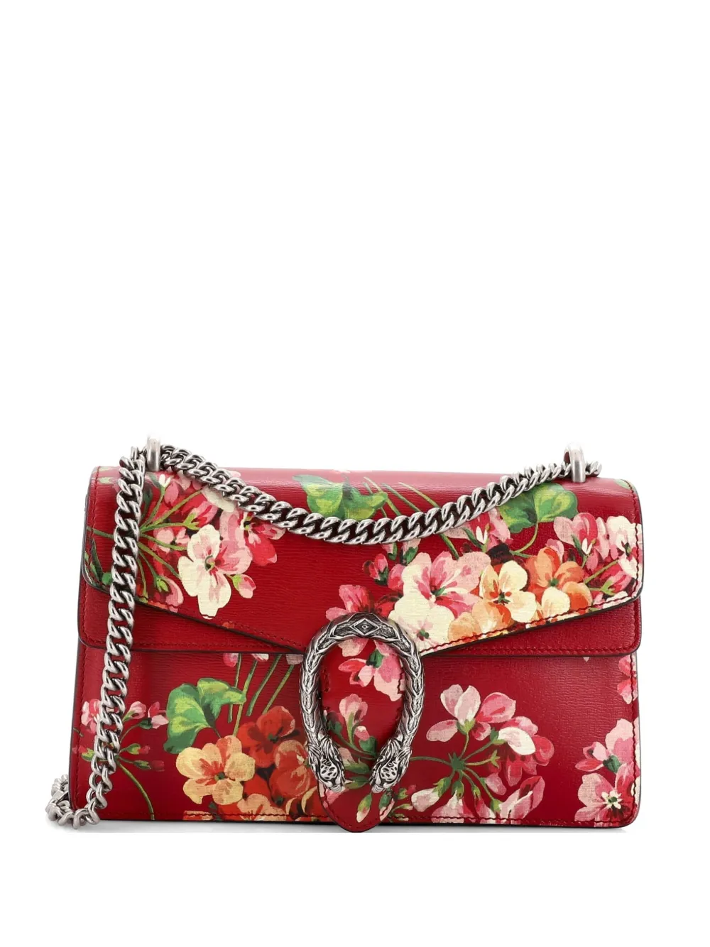 Gucci Pre-Owned Dionysus Bag Blooms Print Leather Small shoulder bag - Multicolore