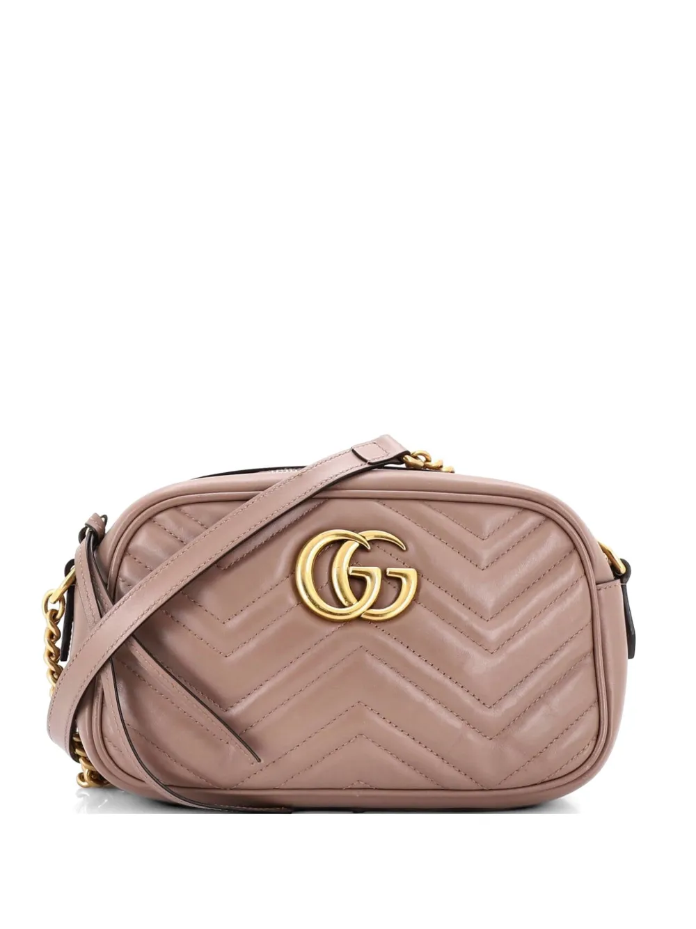 Gucci Pre-Owned GG Marmont Shoulder Bag Matelasse Leather Small crossbody bag - Toni neutri