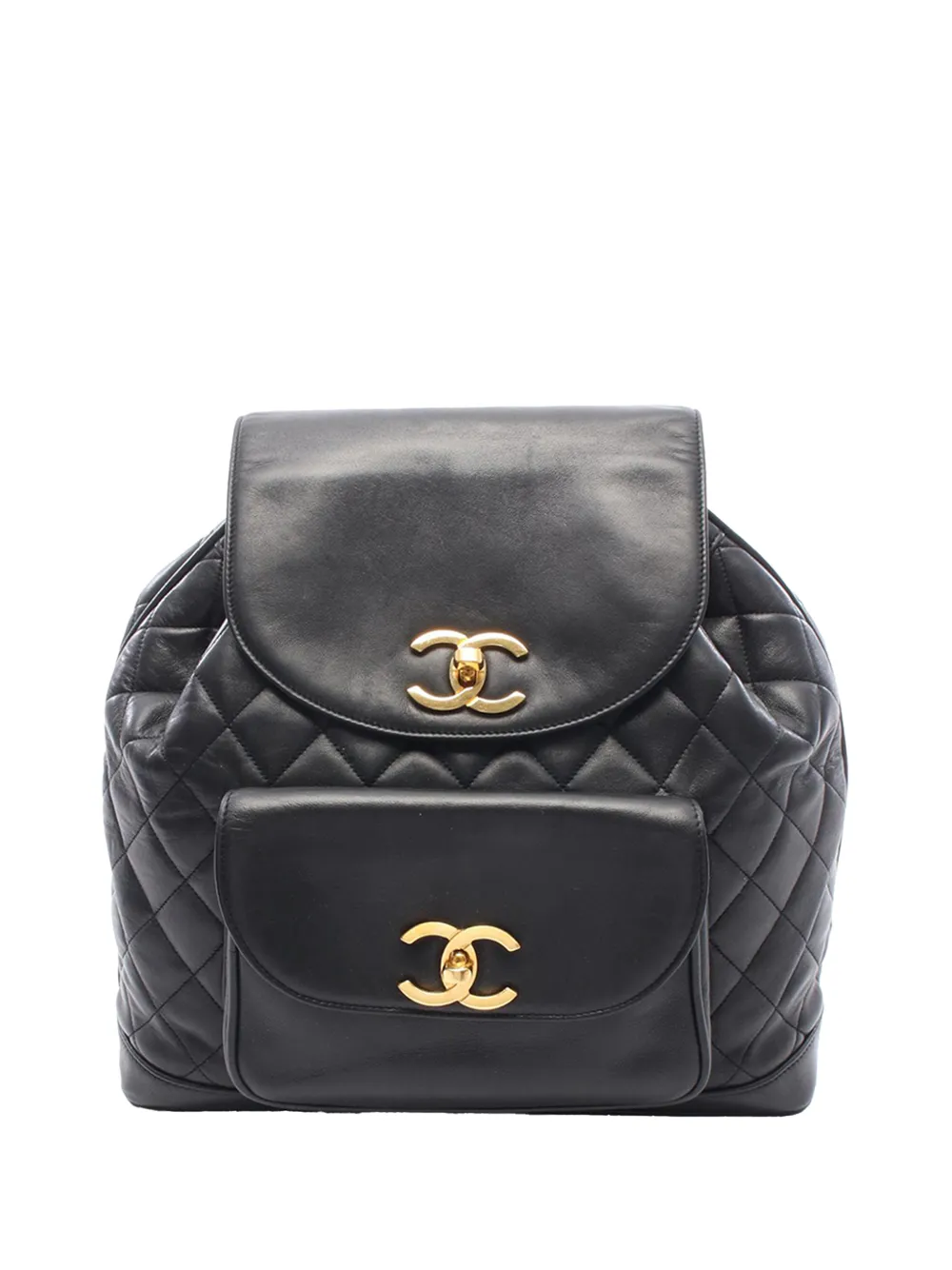 CHANEL Pre-Owned 2021-2026 CC Quilted Lambskin backpack - Nero