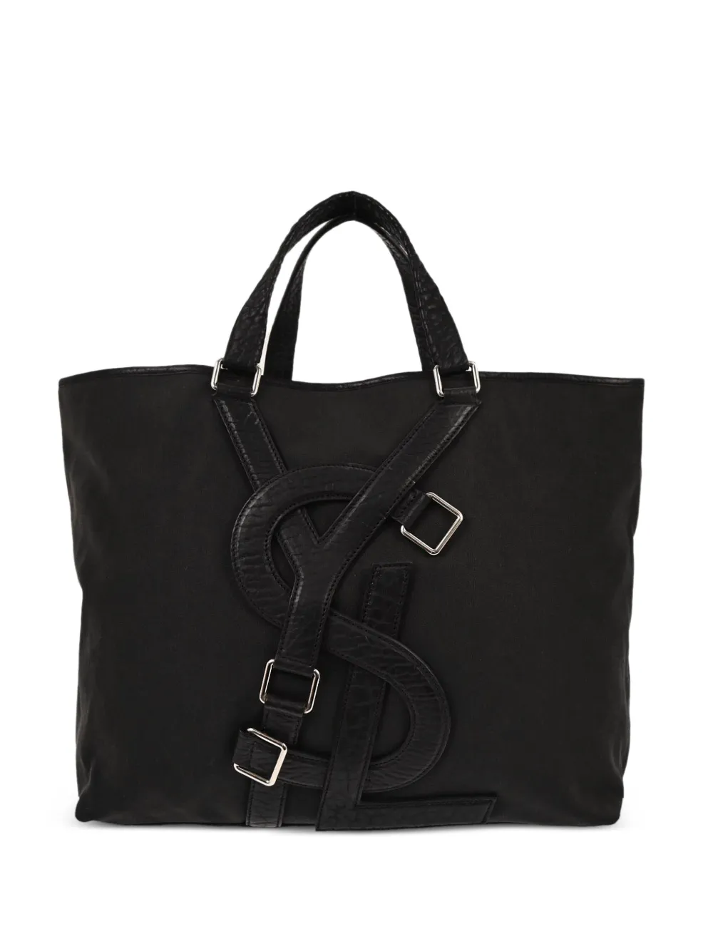 Saint Laurent Pre-Owned 1990-2000s Vavin buckle tote bag - Black