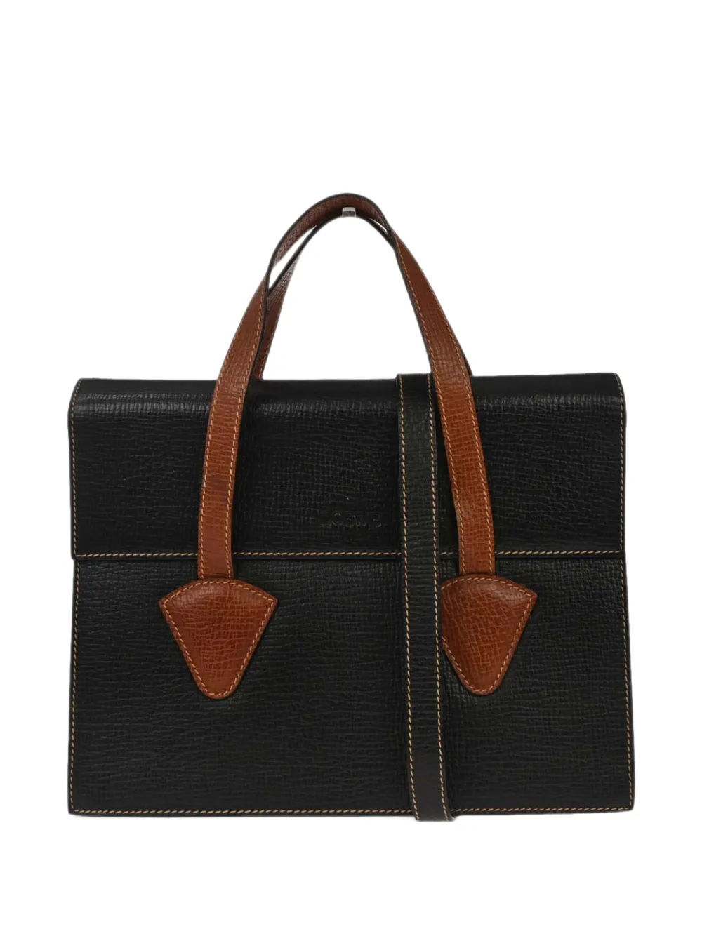 Loewe Pre-Owned 1990-2000s leather laptop bag – Black