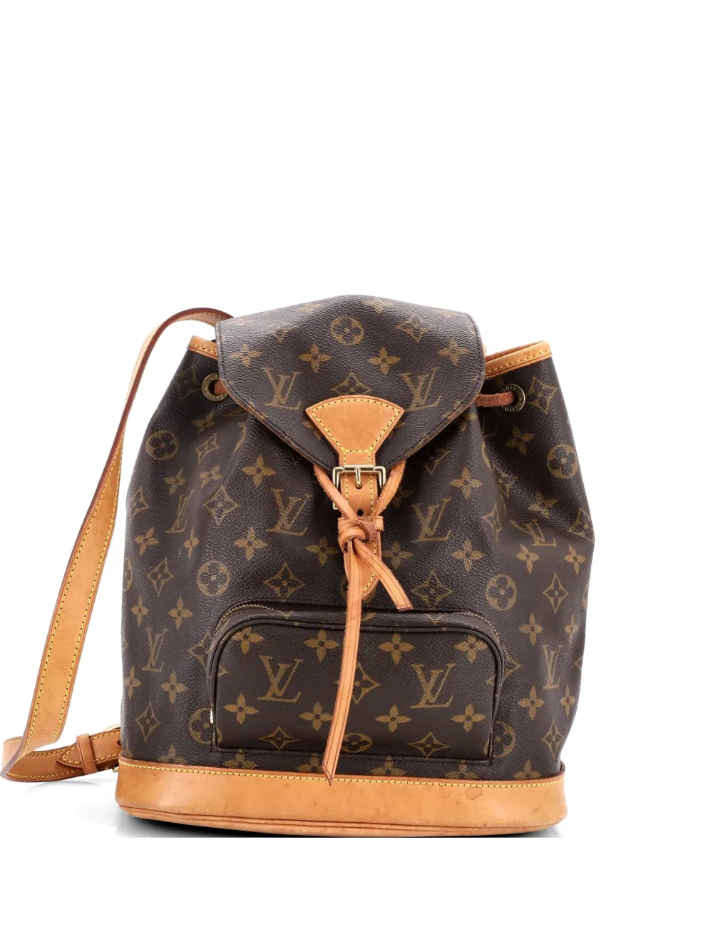 Louis Vuitton Pre-Owned Vintage Montsouris Monogram Canvas MM backpack - Marrone