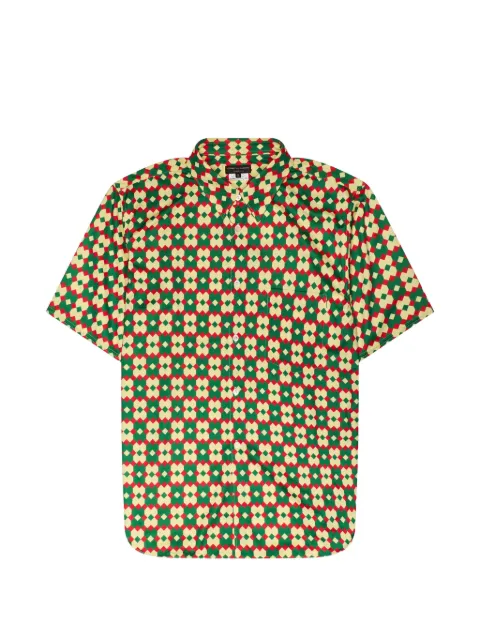Comme des Garçons Homme Plus geometric-print short-sleeve shirt
