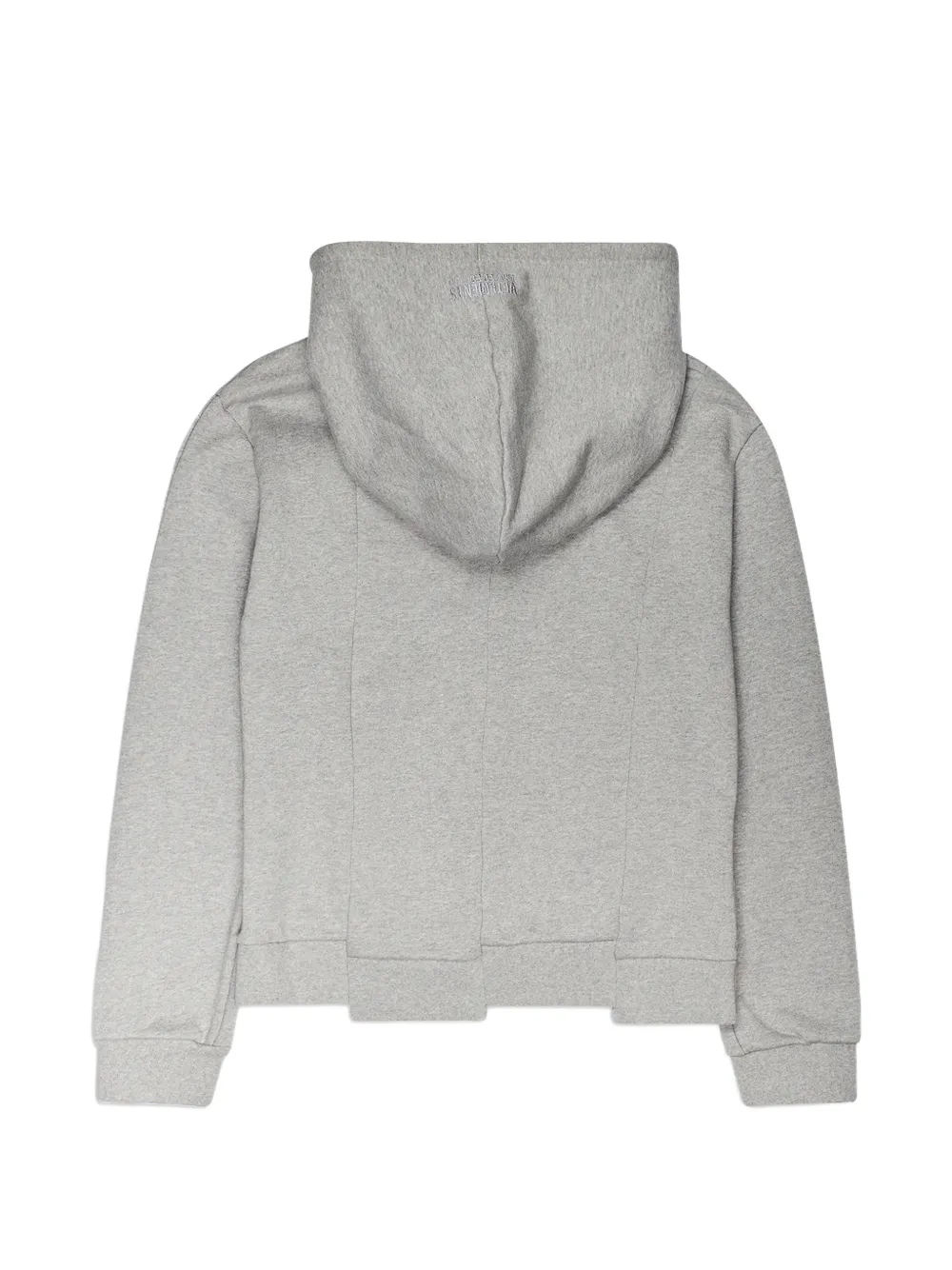 VETEMENTS Hoodie met uitgesneden logo Grijs