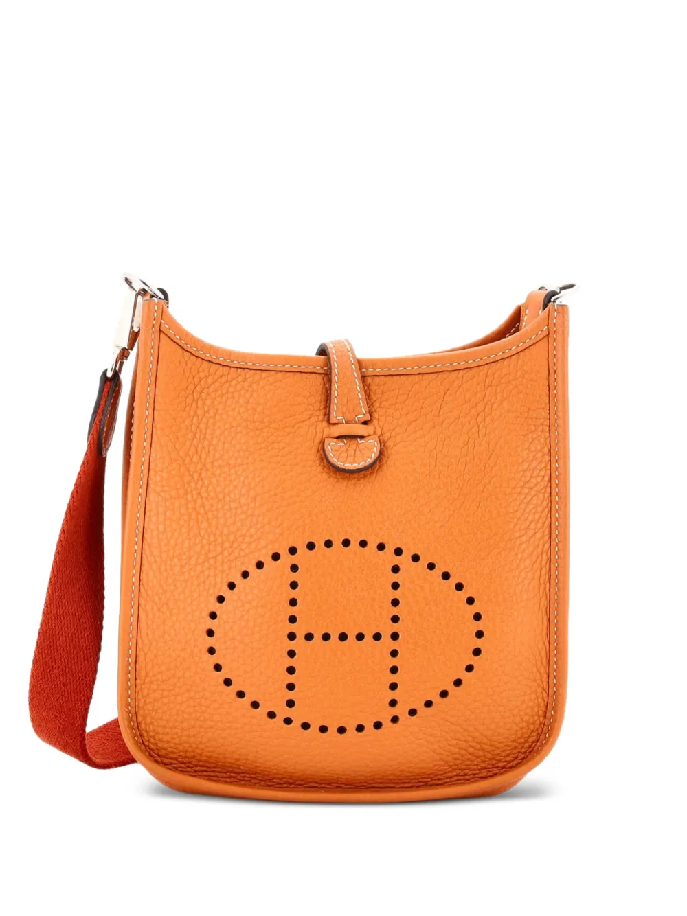 Hermès Pre-Owned Borsa a tracolla Evelyne Gen III TPM in pelle Clemence - Marrone