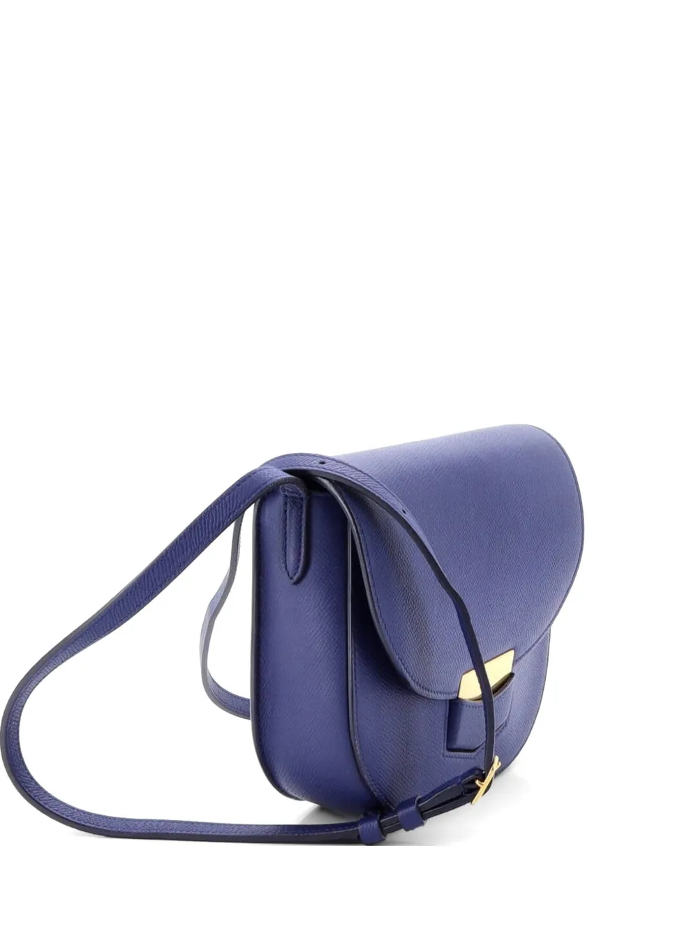 Celine Pre-Owned Trotteur Grainy Leather Small crossbody bag - Blu