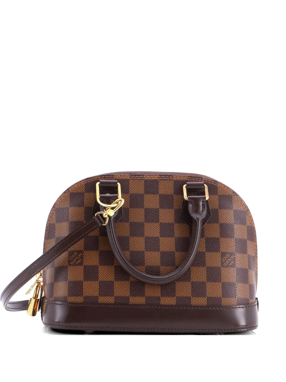 Louis Vuitton Pre-Owned Borsa a spalla Alma Damier BB - Marrone