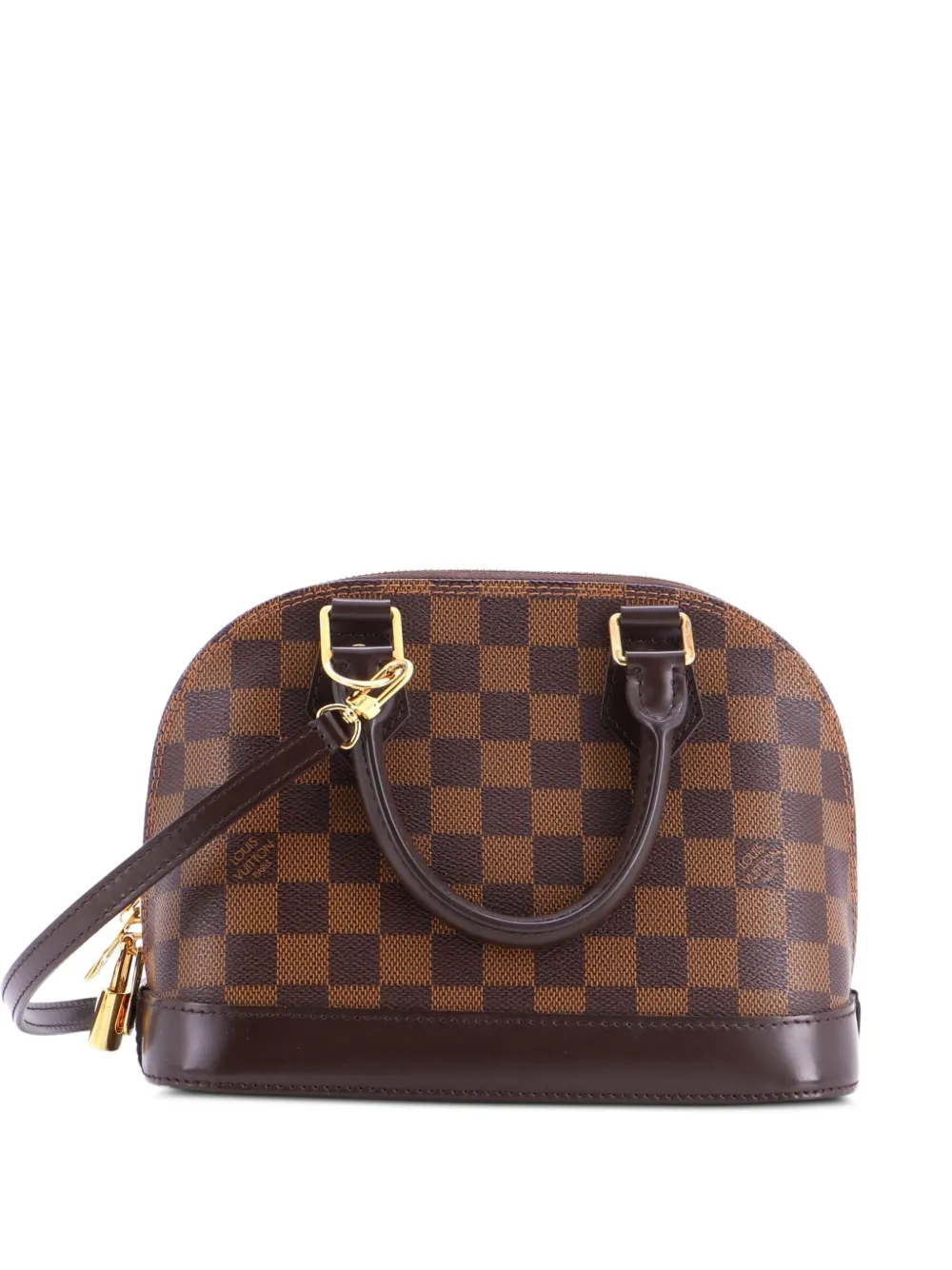 Louis Vuitton Pre-Owned Borsa a spalla Alma Damier BB - Marrone
