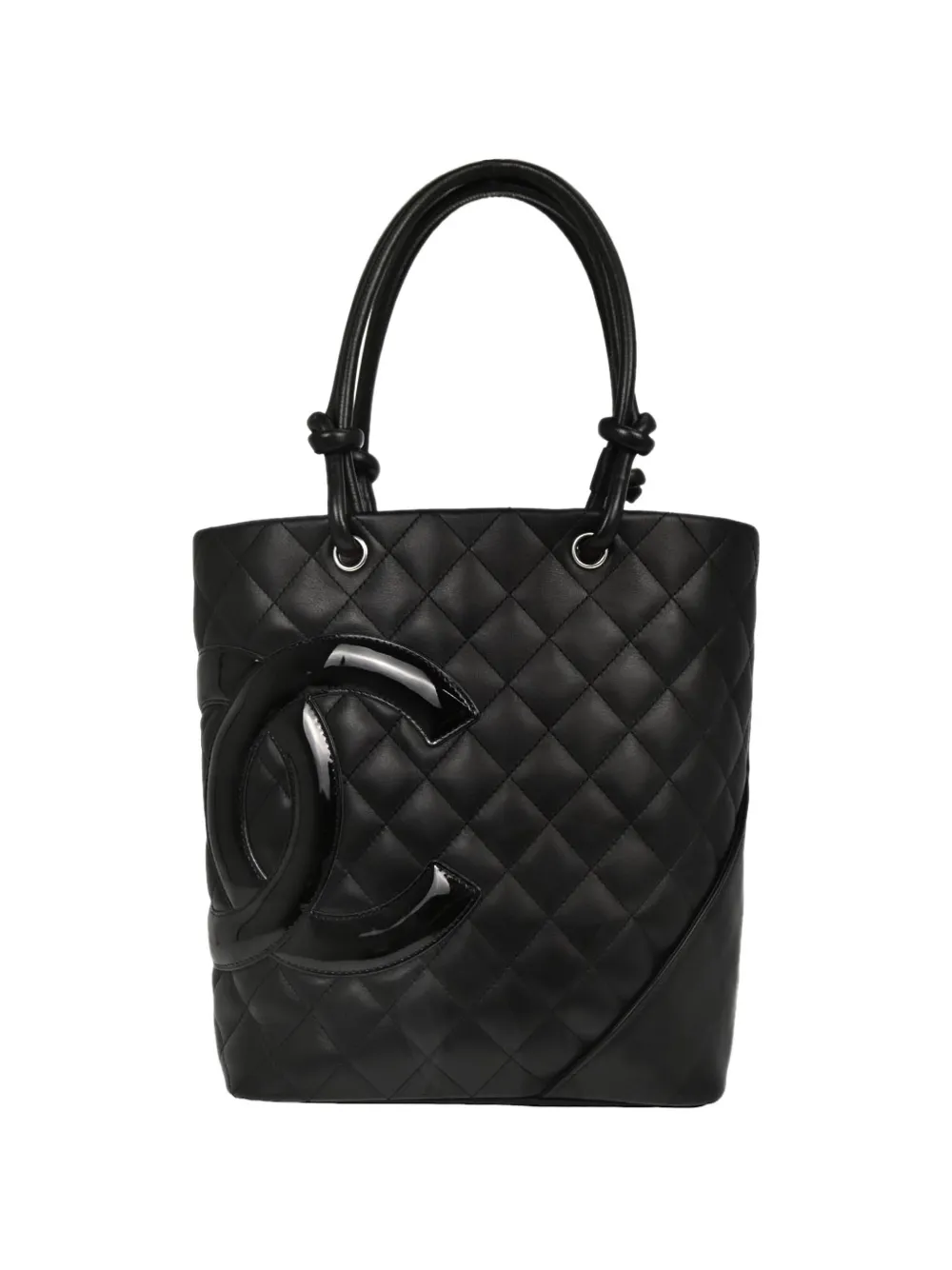 CHANEL Pre-Owned 2006 Cambon Ligne leather tote bag - Nero