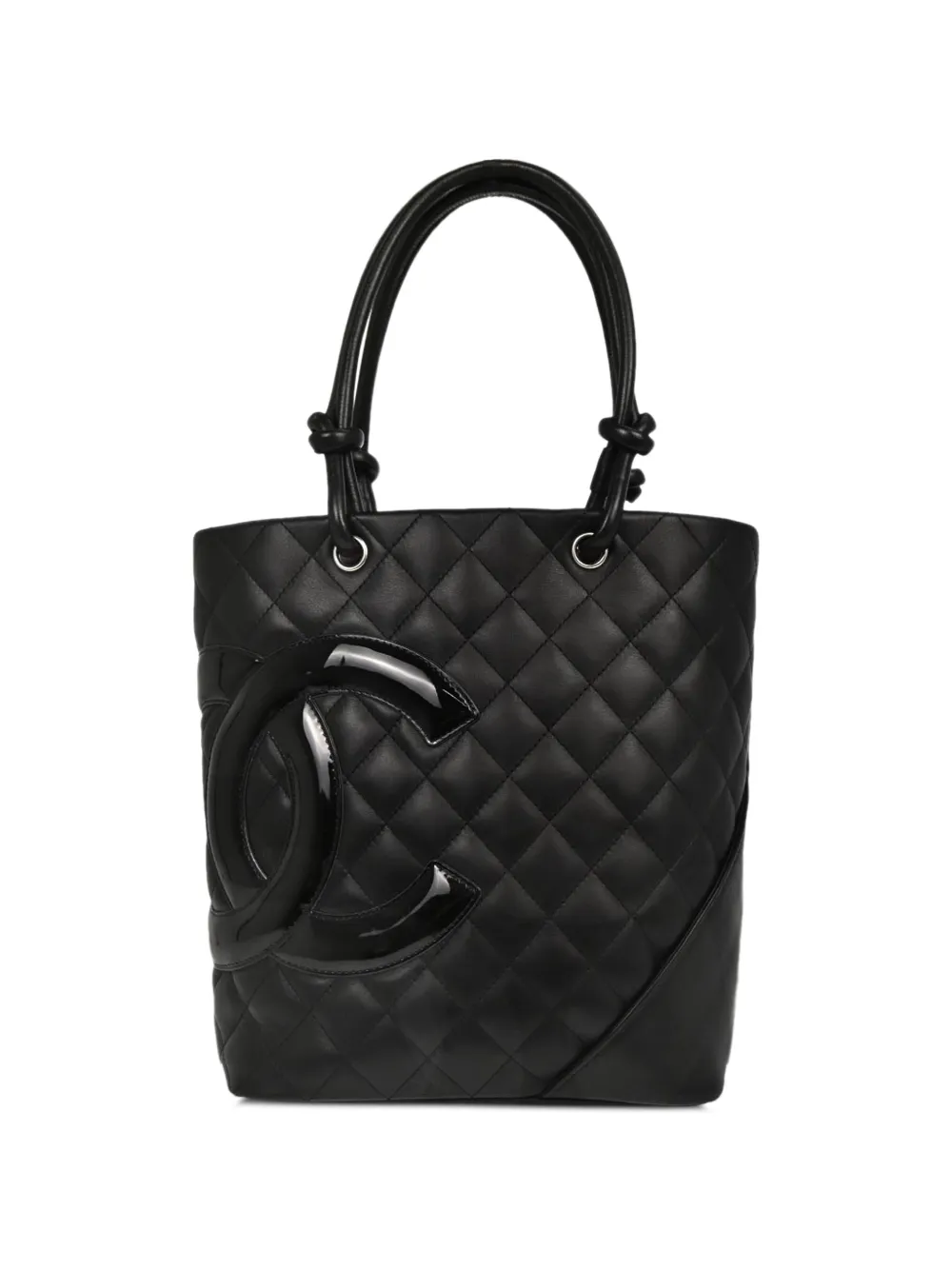 CHANEL Pre-Owned 2006 Cambon Ligne leather tote bag - Nero