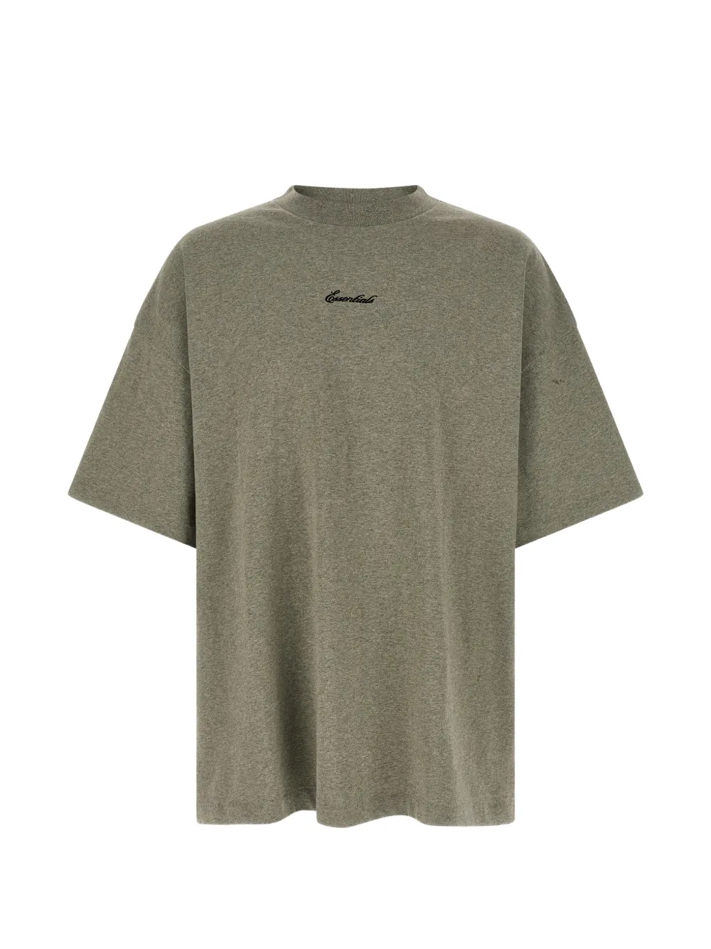 FEAR OF GOD ESSENTIALS Signature 90s logo-embroidered cotton T-shirt - Grigio