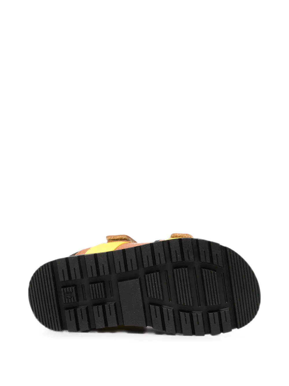 Marni Kids touch-strap leather sandals Bruin