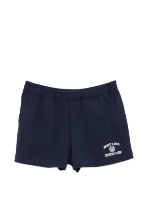 Sporty & Rich Runner Box バイカーショーツ | ブルー | FARFETCH JP