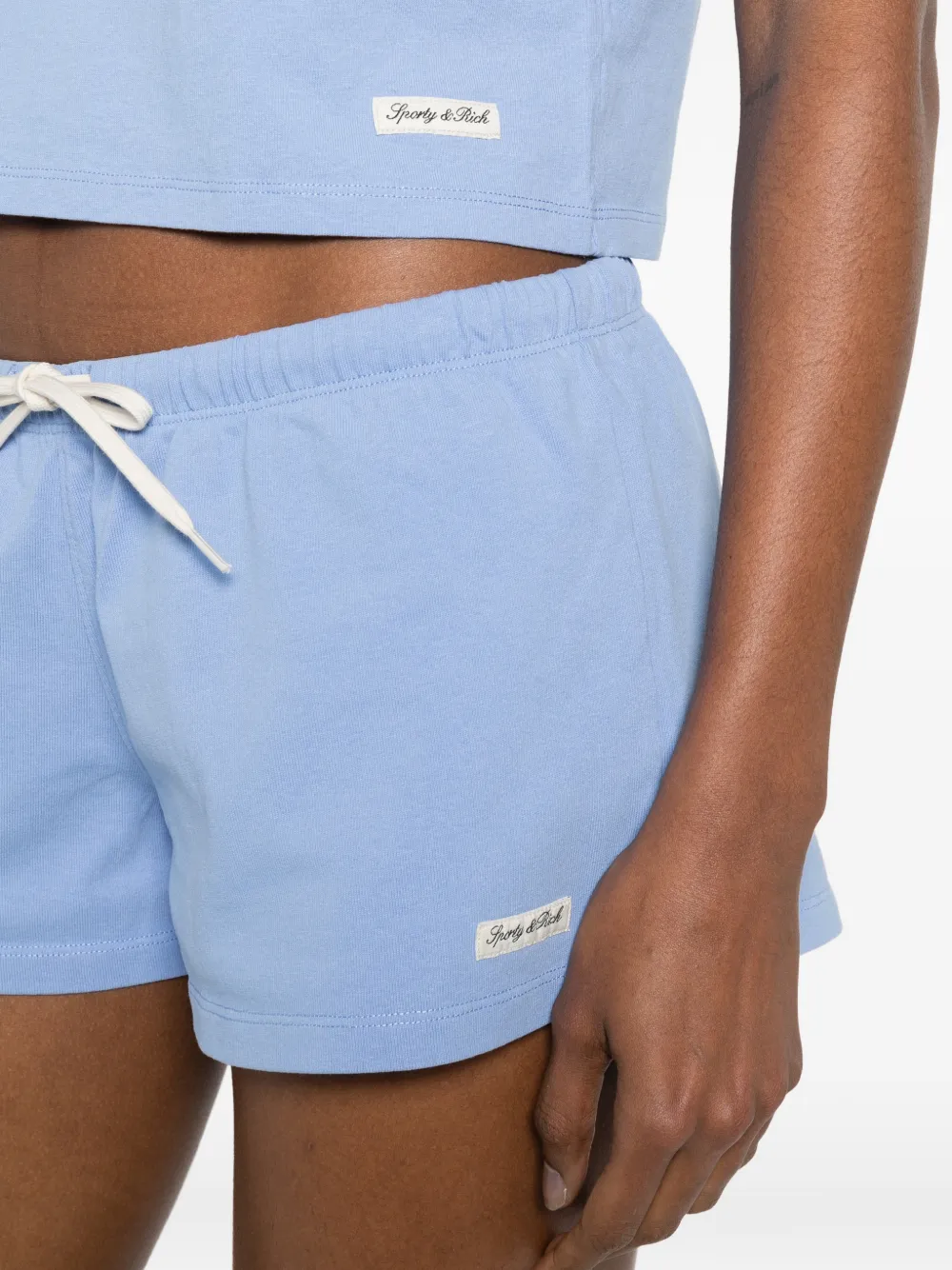Sporty & Rich Shorts met trekkoord Blauw
