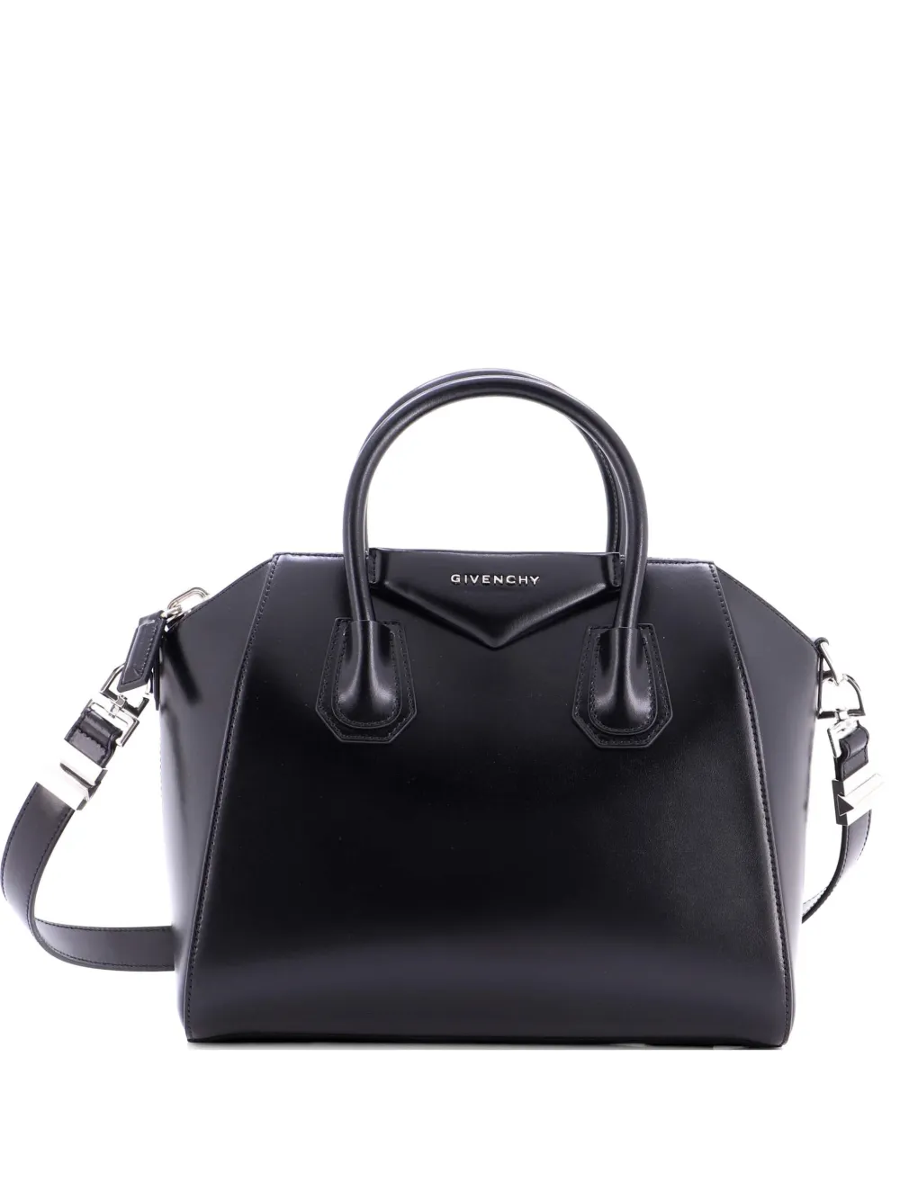 Givenchy Pre-Owned Antigona Bag Glazed Leather Small satchel - Nero