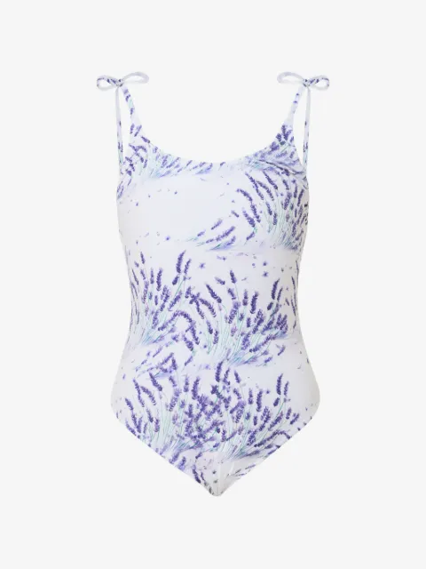 Vilebrequin Kids lavender-print swimsuit