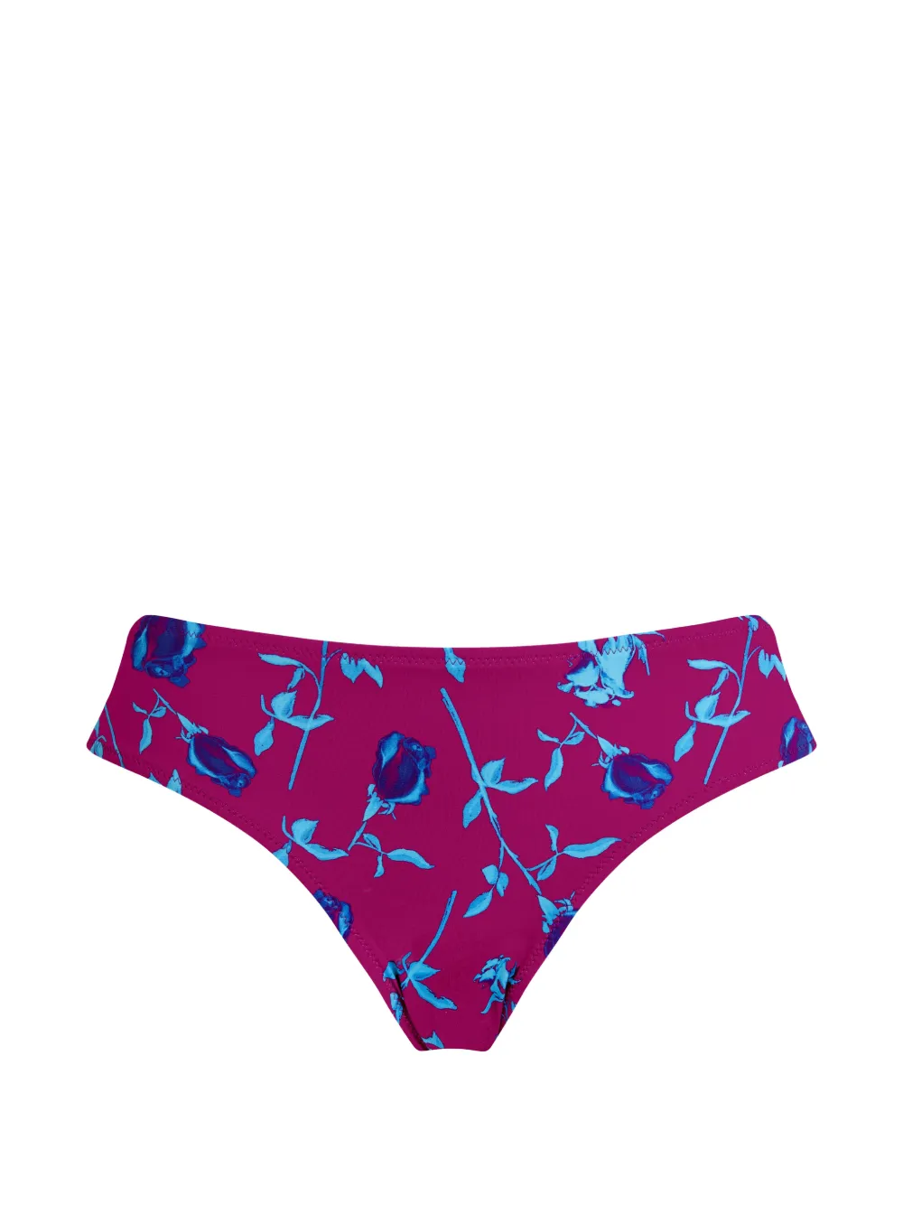 Vilebrequin rose-print bikini bottoms - Viola