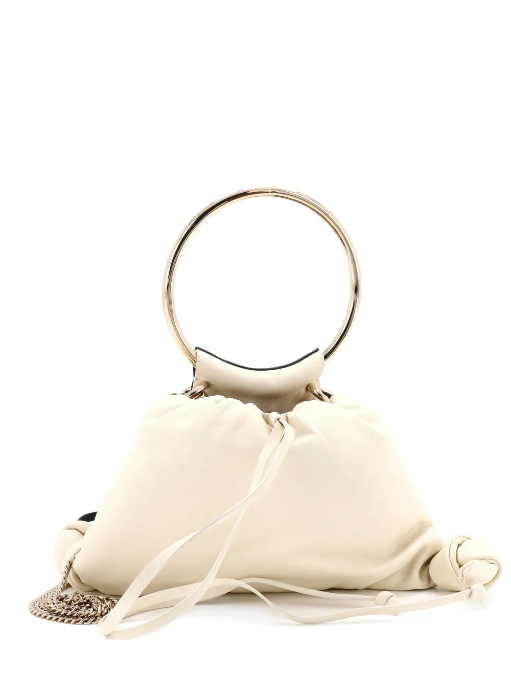 Chloé Pre-Owned Borsa a tracolla Arlene con coulisse - Bianco