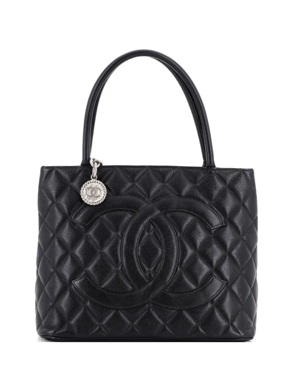 CHANEL Pre-Owned Medallion Quilted Caviar tote bag - Schwarz