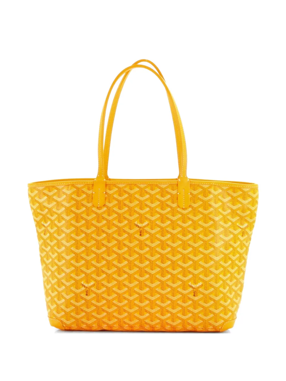 Goyard Pre-Owned Borsa tote Artois PM in tela cerata - Giallo