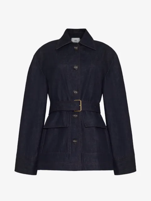 Adam Lippes Brixson belted denim jacket