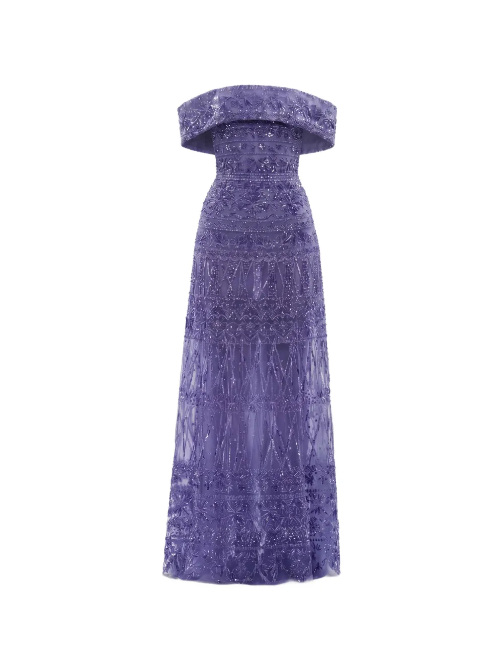 Saiid Kobeisy beaded sequin-embellished maxi dress - Viola