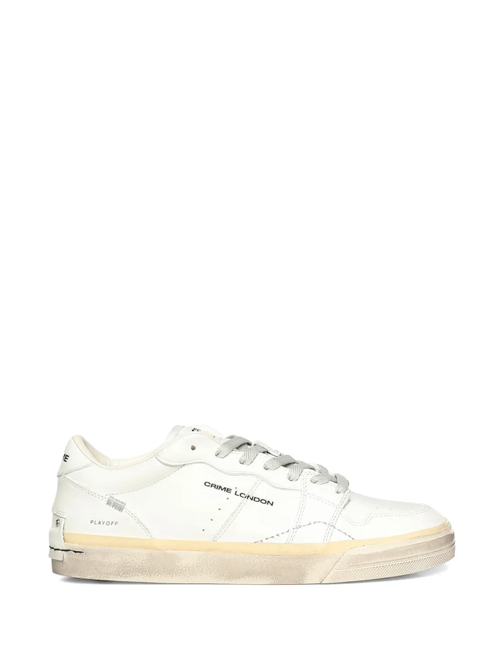 Crime London Playoff logo-print sneakers - Weiß